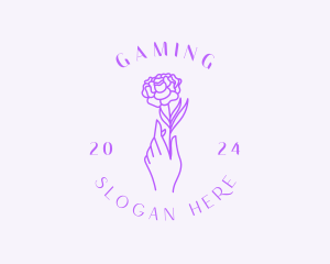 Rose Flower Skincare Logo