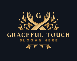 Elegant Hand Ornament logo design