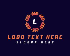 Digital - Cyber Wheel Swirl logo design