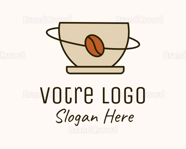 Coffee Cup Orbit Logo