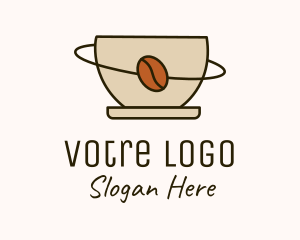 Coffee Cup Orbit  Logo