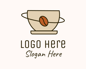 Mocha - Coffee Cup Orbit logo design