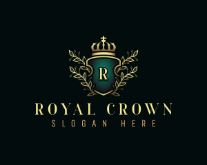 Luxury Crown Monarch logo design