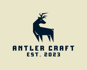 Wild Deer Animal logo design