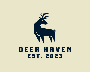 Deer - Wild Deer Animal logo design