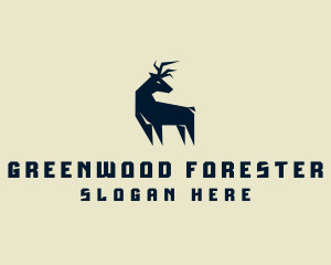 Wild Deer Animal logo design