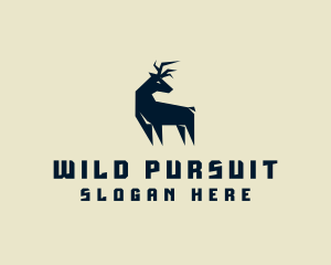 Wild Deer Animal logo design