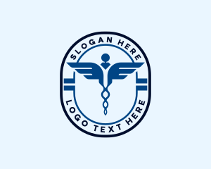 Drugstore - Medical Caduceus Pharmacy logo design