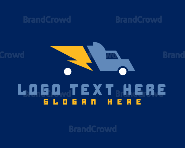 Speedy Logistics Truck Logo