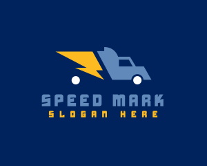 Speedy Logistics Truck logo design