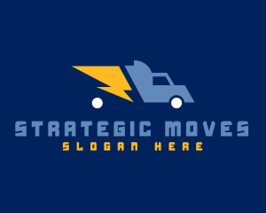 Speedy Logistics Truck logo design