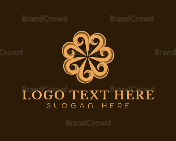 Elegant Flower Pattern Logo