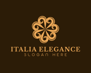 Elegant Flower Pattern logo design