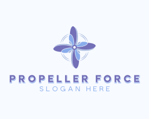 Propeller - HVAC Fan Propeller logo design