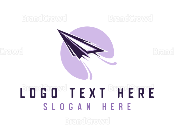 Paper Airplane Flight Logo