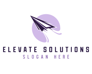 Lift - Paper Airplane Flight logo design