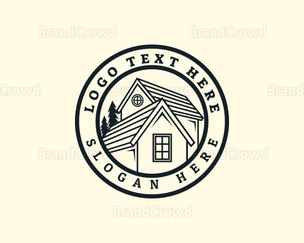 Roofing Maintenance Repair Logo