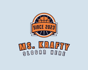 Basketball Varsity Sports Logo