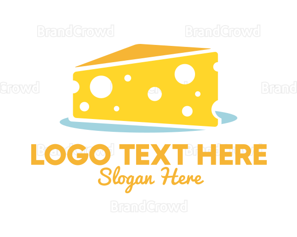 Yellow Cheese Cake Logo