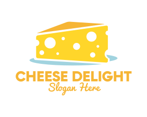 Cheese - Yellow Cheese Cake logo design