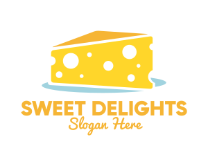 Cake - Yellow Cheese Cake logo design