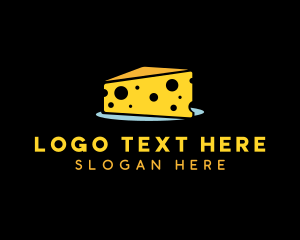 Cheddar Cheese Slice Logo