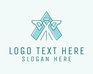 Religious - Angel Wings Halo logo design