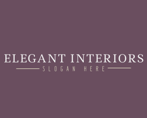 Elegant Tailor Business logo design