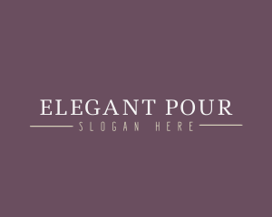 Elegant Tailor Business logo design