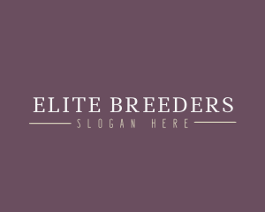 Elegant Tailor Business logo design