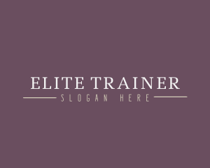 Elegant Tailor Business logo design