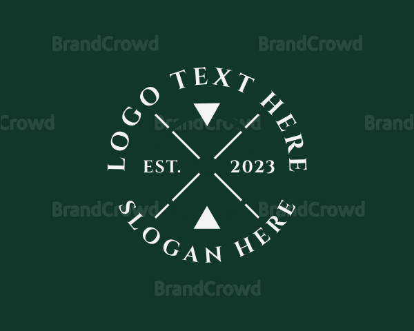 Business Triangle Shop Logo