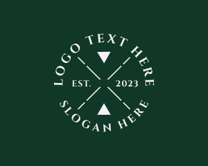 Retro - Business Triangle Shop logo design