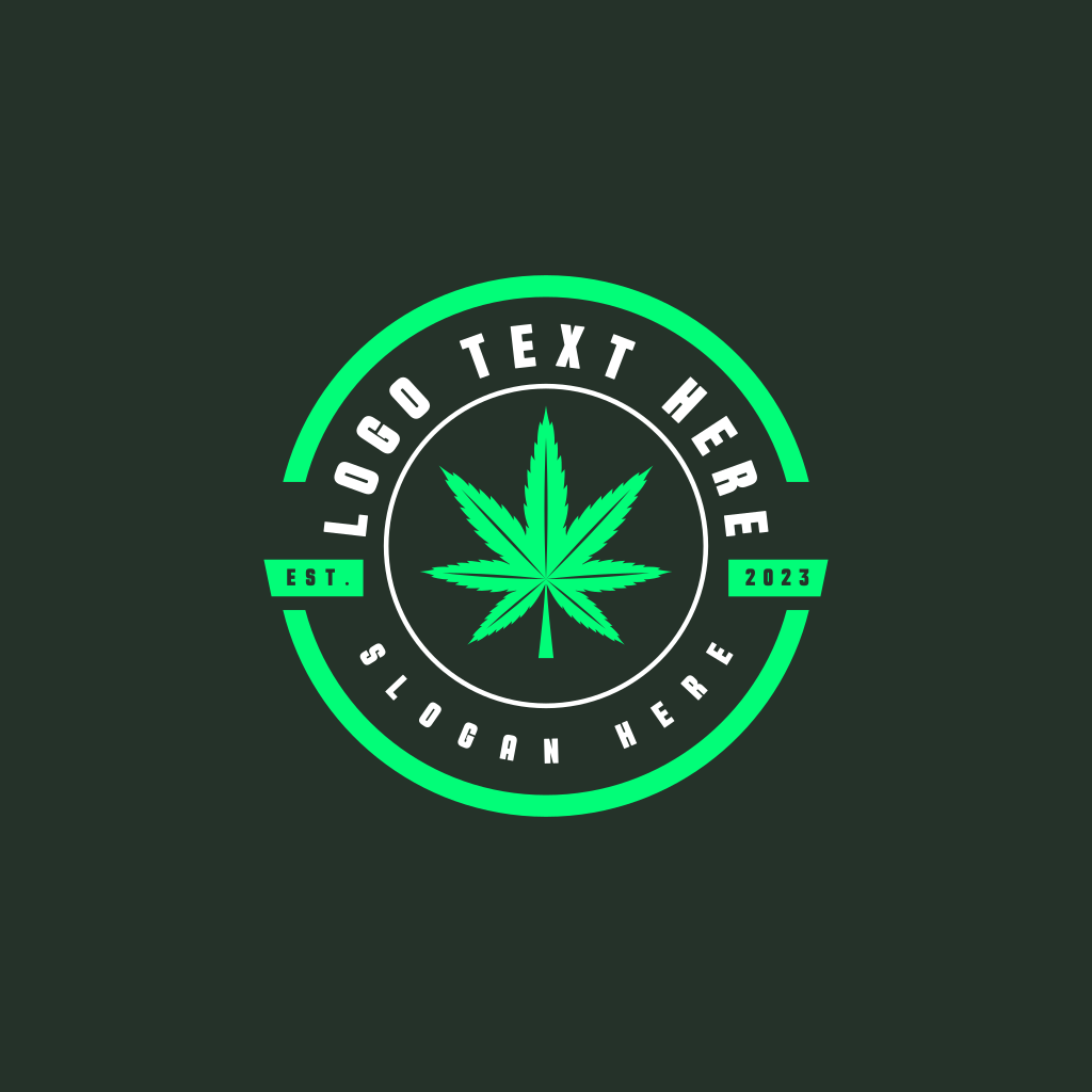 Weed Cannabis Leaf Logo | BrandCrowd Logo Maker