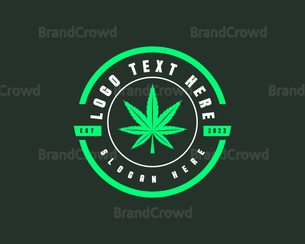 Weed Cannabis Leaf Logo