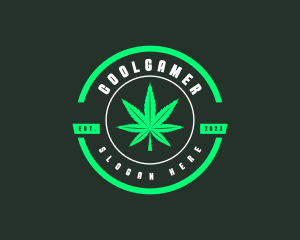 Weed Cannabis Leaf Logo