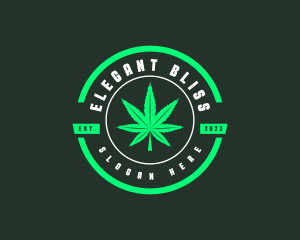 Weed Cannabis Leaf Logo