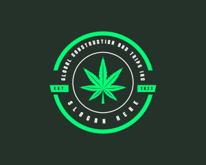 Weed Cannabis Leaf Logo