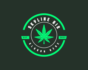 Weed Cannabis Leaf Logo