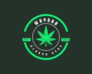 Weed Cannabis Leaf Logo