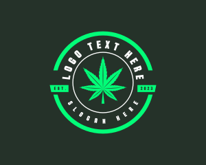 Weed Cannabis Leaf Logo