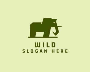 Wild Elephant Zoo logo design