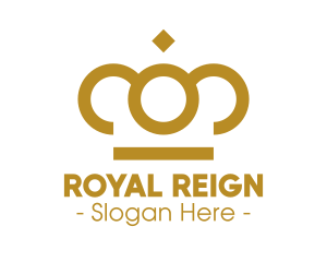 Reign - Luxury Crown Pageant logo design