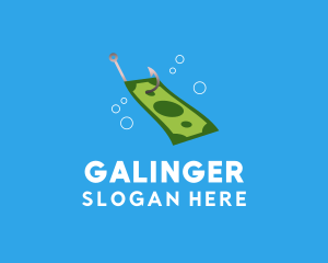Fishing - Gambling Money Bait logo design