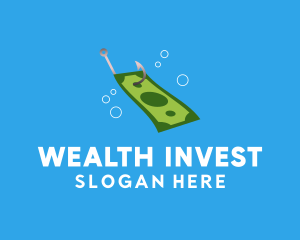 Invest - Gambling Money Bait logo design