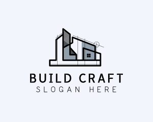 House Structure Architecture  logo design