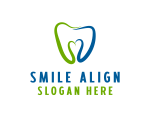 Orthodontic - Dental Clinic Heart logo design
