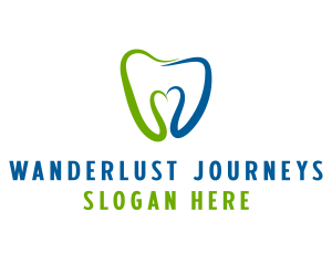 Oral Hygiene - Dental Clinic Heart logo design
