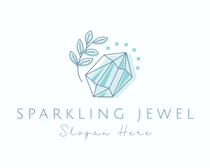 Deluxe Natural Crystal logo design