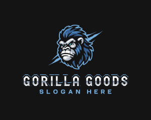 Gorilla - Angry Mad Gorilla logo design